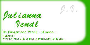 julianna vendl business card